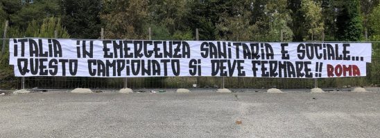 Gli ultras chiedono stop al campionato ► Il dibattito