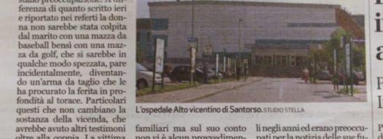 I “due pesi e due misure” de “Il giornale di Vicenza”