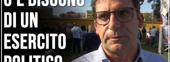 Stefano D’Andrea: “C’è Bisogno di un Esercito Politico” – Marcia della Liberazione, Roma 10 Ottobre