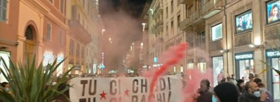 Ancona – “Tu ci chiudi, tu ci paghi!”. Corteo spontaneo fin sotto la Regione