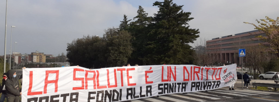 Ancona – La salute è un diritto, basta fondi alla sanità privata