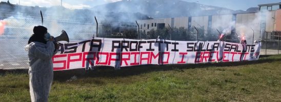 Marche – ‘Espropriamo i brevetti!’ blitz alla Pfizer