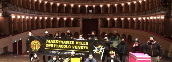 Le Maestranze dello Spettacolo entrano al Teatro Verdi di Padova: «il mondo dello spettacolo va riformato!»