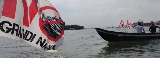 No Grandi Navi in riva a Venezia