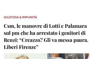 I Magistrati sono il sacrificio sull’altare dove verrà celebrato il “mantenimento del Potere”