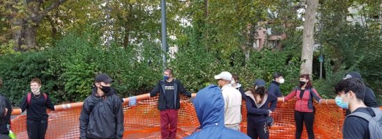 Milano – Rise Up 4 Climate Justice blocca la Pre-Cop e viene caricato. Bloccata l’auto del ministro Cingolani