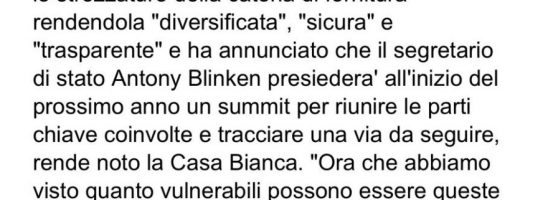 G20 (in Italia), Biden dichiara la fine della globalizzazione?