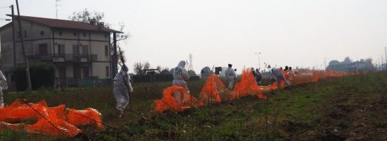 Rise Up 4 Climate Justice smonta le reti del cantiere Tav di Montecchio Maggiore (VI)