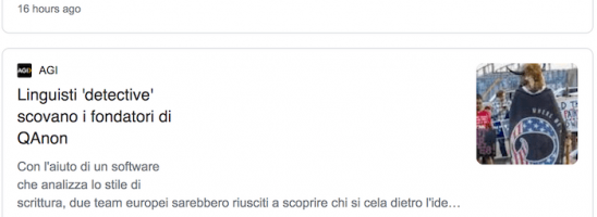 A proposito delle nuove scoperte su QAnon, alcune brevi note di Wu Ming 1