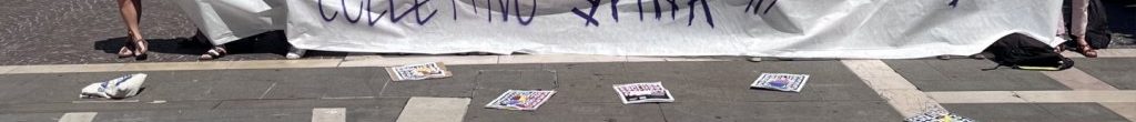 Manifestazione studentesca durante l’inaugurazione dell’800º anno accademico dell’Università di Padova