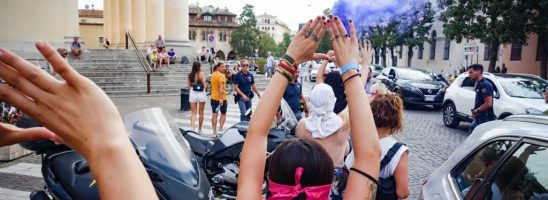 Treviso – “Giù le mani dai nostri corpi! Le multe non fermeranno la lotta transfemminista!”