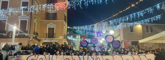 “Adinolfi? Anca no!” – Mestre manifesta contro la presenza di Adinolfi e gli antiabortisti al centro culturale Candiani. Impatto con la celere