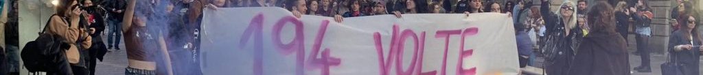 “194 volte liber3 di scegliere”: manifestazione a Padova contro gli antiabortisti