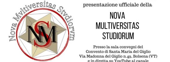 Nasce Nova Multiversitas Studiorum: l’Università al servizio dell’Uomo