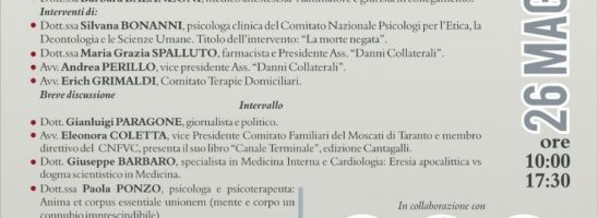 Roma, familiari delle vittime del sistema Covid a Convegno: “Lutti disumani, vogliamo Verità e Giustizia per i nostri cari”