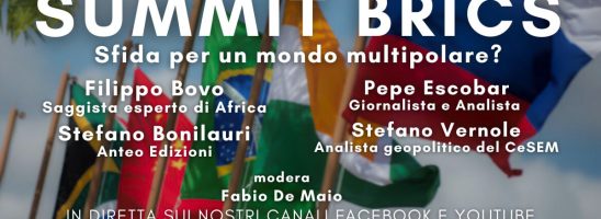 Annullata la diretta video della trasmissione di stasera sul Summit Brics