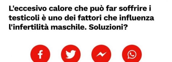 Fa troppo caldo anche per i “coglioni”. Ecco la causa dell’infertilità maschile