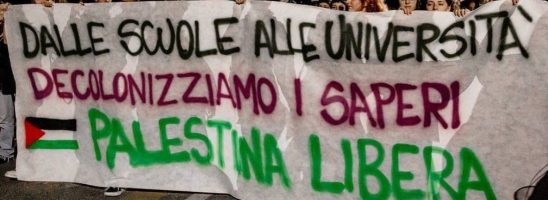 I Coordinamenti Studenti Medi: “la scuola prenda posizione sulla Palestina!”