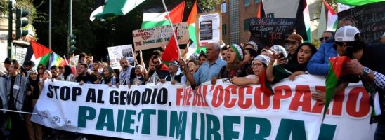 In piazza per la Palestina: le immagini del corteo