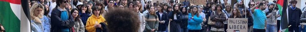 Padova – Studenti occupano Rettorato in occasione del Senato Accademico: “L’Ateneo prenda posizione sulla Palestina!”