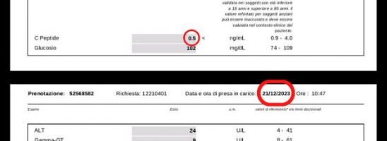 Diabete, C-Peptide e Dieta chetogenica