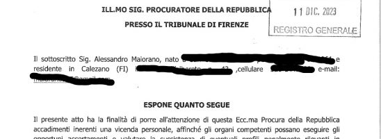 Maiorano/Baiardo lo scontro è già nelle stanze della Procura di Firenze