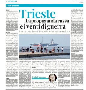 TRIESTE NON VA IN GUERRA!