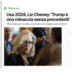 “Trump è una minaccia senza precedenti”, parola di Cheney