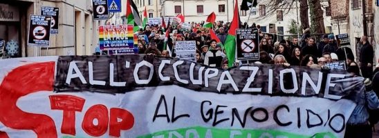 Vicenza – Stop alle armi Usa ad Israele, Stop al Genocidio del popolo Palestinese, Gaza, West Bank e Libano liberi dall’oppressione sionista