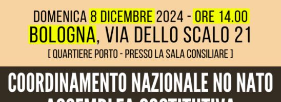 A Bologna sorge il Coordinamento nazionale NO NATO: il resoconto dell’Assemblea fondativa