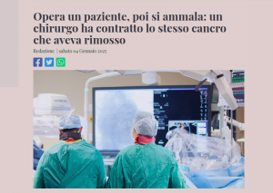 Il cancro è contagioso. Fate attenzione!