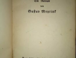 La coscienza di Gustav (appunti meyrinkiani) 7