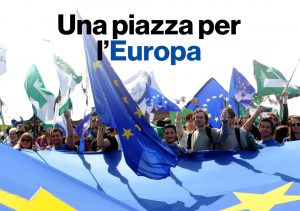 La piazza “Per l’Europa” è convocata dagli Agnelli-Elkann per legittimare la guerra contro di noi